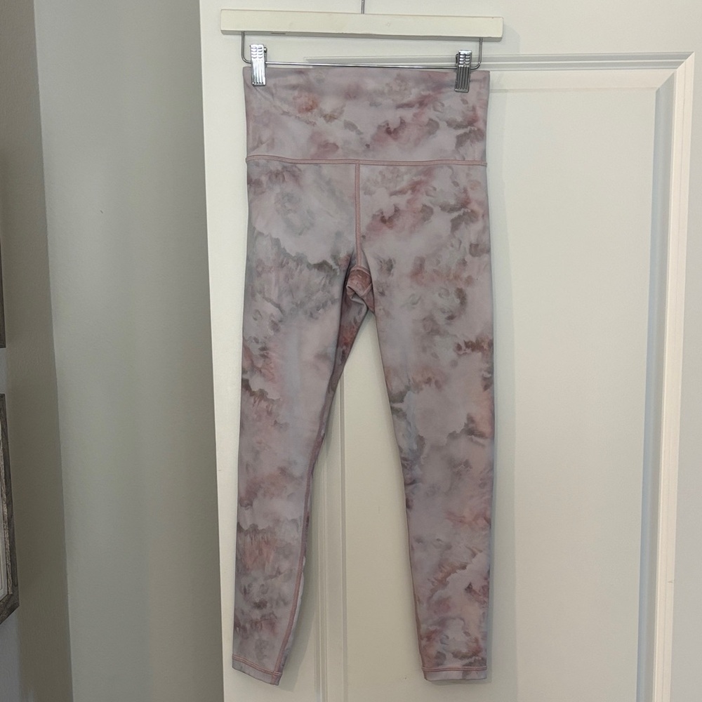Athleta Women’s Marble Pink Leggings